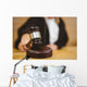 Hand about to Bang Wall Decal
