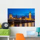 London at night: Houses of Parliament and Big Ben Wall Decal