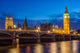 London at night: Houses of Parliament and Big Ben Wall Decal