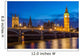 London at night: Houses of Parliament and Big Ben Wall Decal