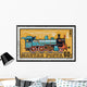 Stamp Printed Hungary Shows Wall Decal