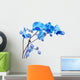 blue orchid flowers Wall Decal