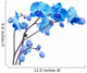 blue orchid flowers Wall Decal
