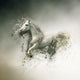 White horse Wall Decal