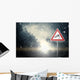 Blizzard Bad Weather Caution Risk Wall Decal