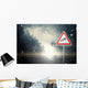 Blizzard Bad Weather Caution Risk Wall Decal