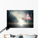 Blizzard Bad Weather Caution Risk Wall Decal