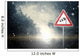 Blizzard Bad Weather Caution Risk Wall Decal