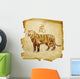 Tiger Zodiac icon, isolated on white background. Wall Decal