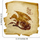 Dragon Zodiac icon, isolated on white background. Wall Decal