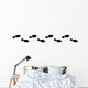 Spur, Schuhabdruck, Businesschuhe, Vektor, schwarz, freigestellt Wall Decal