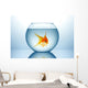 Fish bowl with gold fish Wall Decal