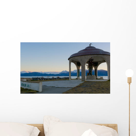 Seaman's Memorial in WInter Wall Decal