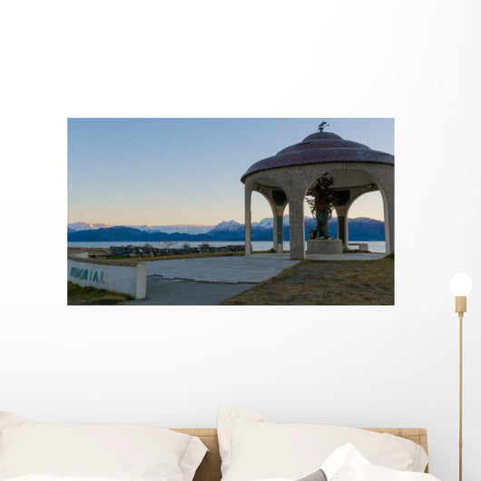 Seaman's Memorial in WInter Wall Decal