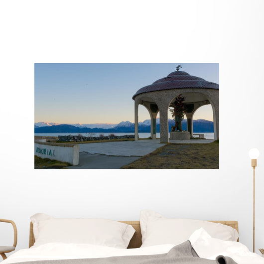 Seaman's Memorial in WInter Wall Decal