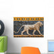 Mosaic of a Lion on the Ishtar Gate Wall Decal