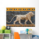Mosaic of a Lion on the Ishtar Gate Wall Decal