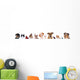 Group of Pets Wall Decal