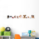 Group of Pets Wall Decal
