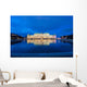 Palace Belvedere with Christmas Market in Vienna, Austria Wall Decal