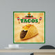 tacos mexican food Wall Decal