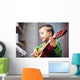 Little guitarist Wall Decal