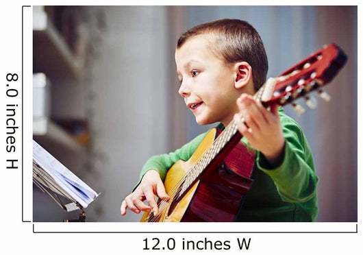 Little guitarist Wall Decal