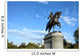 Boston George Washington Statue Wall Decal