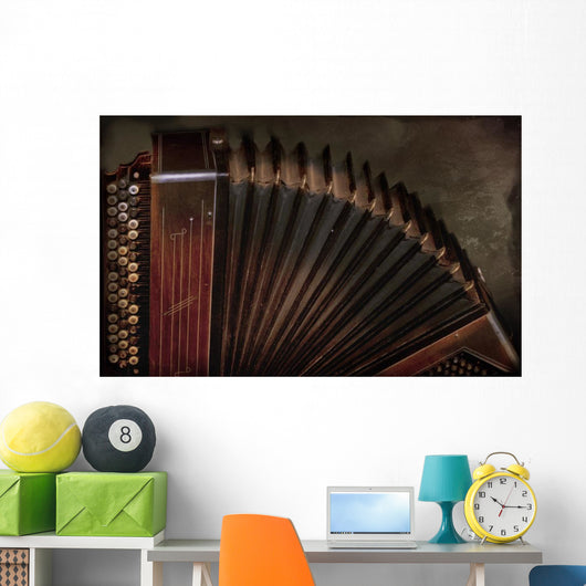 old accordion Wall Decal