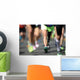 Disabled Marathon Runner Wall Decal