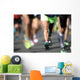 Disabled Marathon Runner Wall Decal