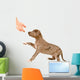 Puppy of pitbull gives a paw Wall Decal