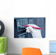 Gloved hand holding pen to teeth x-ray Wall Decal