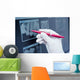 Gloved hand holding pen to teeth x-ray Wall Decal