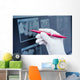 Gloved hand holding pen to teeth x-ray Wall Decal