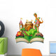 Dragon and Book Wall Decal