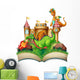 Dragon and Book Wall Decal