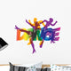 Disco Dancers Wall Decal
