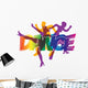 Disco Dancers Wall Decal