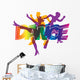 Disco Dancers Wall Decal