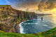 Cliffs of Moher at sunset, Co. Clare, Ireland Wall Decal
