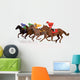 Racing Horses Wall Decal