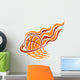 The image of a basketball ball Wall Decal