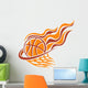The image of a basketball ball Wall Decal