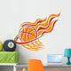 The image of a basketball ball Wall Decal