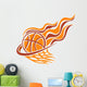 The image of a basketball ball Wall Decal