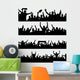 sports fans cheering Wall Decal