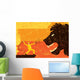Lion Tamer Wall Decal