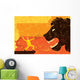 Lion Tamer Wall Decal