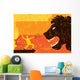 Lion Tamer Wall Decal